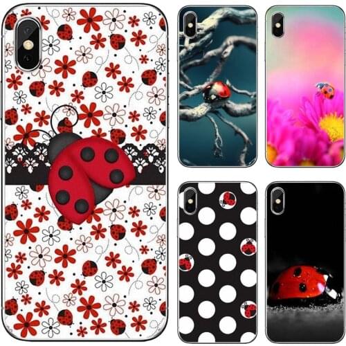 Cover For Huawei P30 P40 P20 P7 P8 P9 P10 Lite Plus Pro 2015 2016 2017 Mini Lady-bug-Ladybug-ladybird-Pattern-Art
