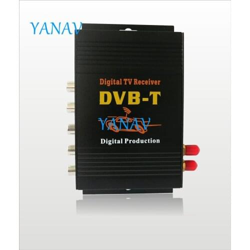 Digital TV Receiver M-618 MPEG-4 Car TV Antenna Double Tuner Car DVB-T box Mobile TV