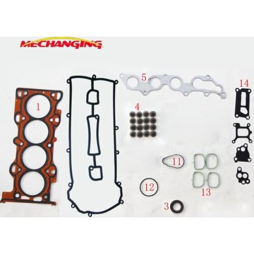 CJBA CJBB DURATEC-HE GZ L3 L3C1 LF18 LF17 For MAZDA 3 6 OR FORD MONDEO III ECOSPORT 2.0 RANGER Full SetEngine Gasket 8LG1-10-271