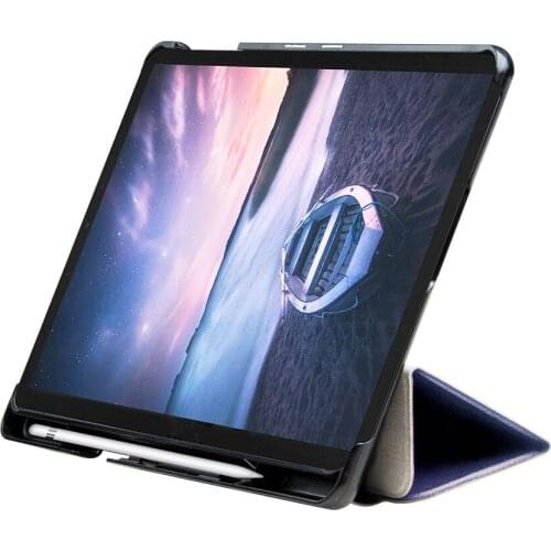 For Samsung Galaxy Tab S4 10.5 inch 2018 Wake/Sleep Slim Case Cover w/Pen Holder