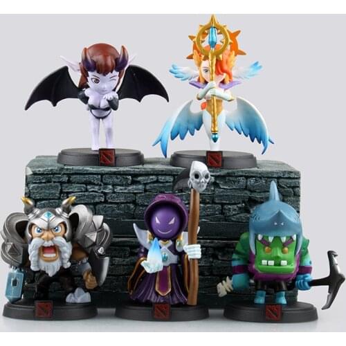 New 5 Styles Dota 2 Game Zeus Action Figure Toys Boxed PVC Action Figures Collection dota2 Toys