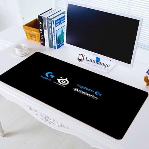 Gaming Mouse Pad Large Gamer Mouse Mat Rubber Anti-slip Pad Keyboard Desk Mat Computer mouse pad Custom Logicool Logo Design