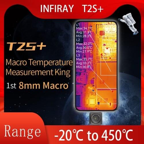 InfiRay T2S Professional Thermal Imaging Camera for Smart Phones Infrared Imaging Camera Night Vision Smartphones Android Type C