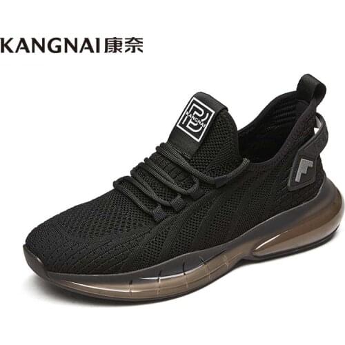 KANGNAI Mens Shoes Casual Shoes Lace-Up Fashion Sneakers Comfortable Lightweight Outdoor Running Shoes for Men 2020