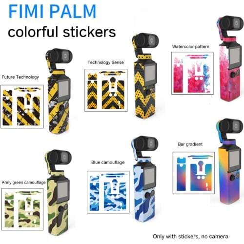 FIMI PALM Colorful Sticker Handheld PTZ Pocket Camera Decoration Sticker 3M Self-adhesive Film Accessories