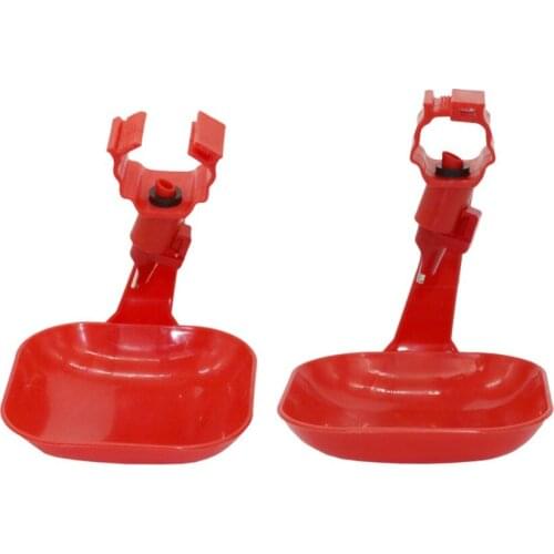 22x22mm Square Tube Hanging Cup chicken water nipple drinker nipple drinker for quail Automatic nipple drinkers for chickens