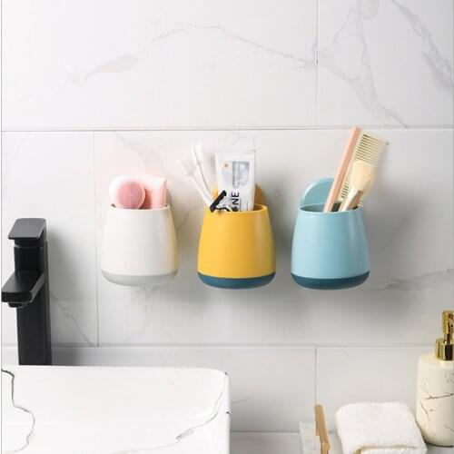 Multifunctional Seamless Shelf For Kitchen And Bathroom Strong Wall-Mounted Shelf For Toothbrush Holder And Bathroom Accessories