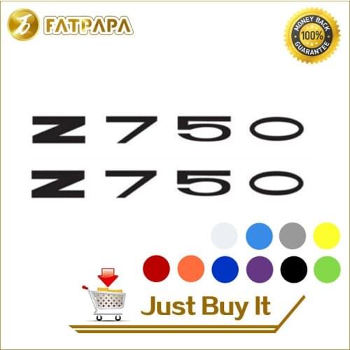 Motorcycle bike Fuel tank Wheels Fairing notebook Luggage helmet MOTO Sticker decals Fit For Kawasaki Z750