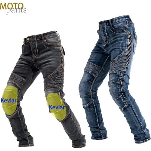 MOTO pants Kevlar jeans motorcycle stretch riding jeans motorcycle protective equipment