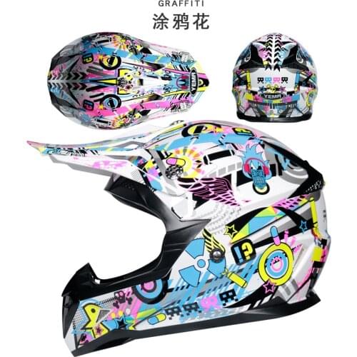 Send 2 pieces gift motorcycle helmet children off-road helmet bike downhill AM DH cross helmet capacete motocross casco
