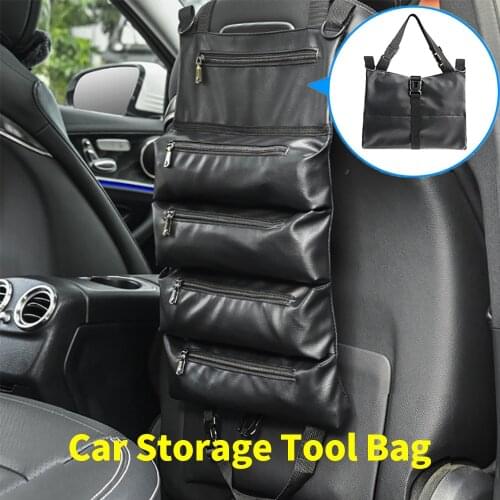 Car Seat Back Storage Bag Car Auto Organizer Hanging Storage Tools Pouch Bag Handbag Holder for Car Accessories Stowing Tidying