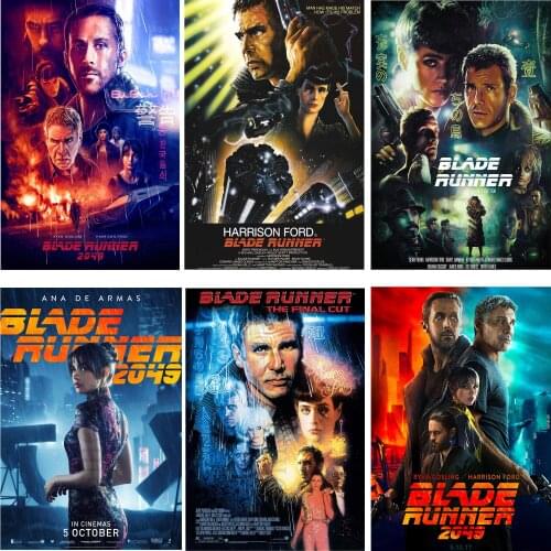 Blade Runner Poster Clear Image Wall Stickers Home Decoration Good Quality Prints White Coated Paper home art Brand