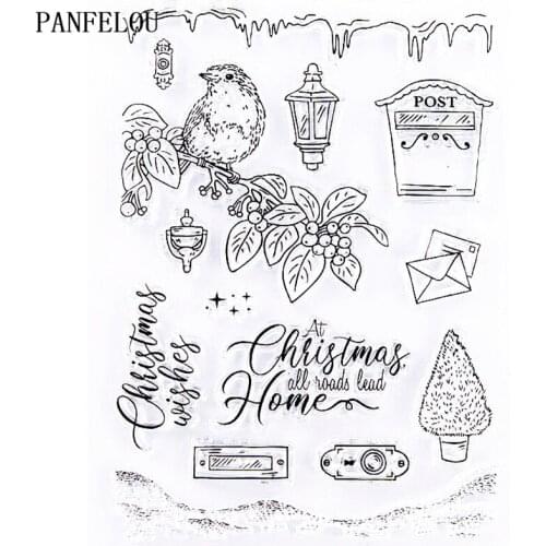 PANFELOU Easter Snow spring Transparent Clear Silicone Stamp/Seal DIY scrapbooking/photo album 11x15cm clear stamp sheets