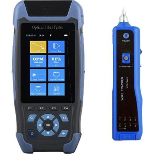 Handheld mini OTDR Fiber Optic Reflectometer with VFL OLS OPM Event Map 1310nm 1550nm