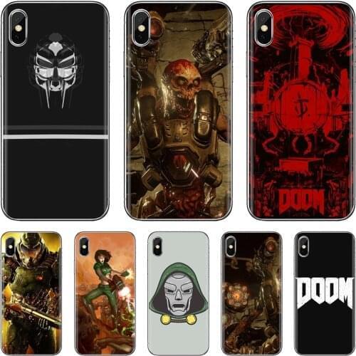 Silicone Phone Cover Bag For Samsung Galaxy A9 A8 Star Lite A3 A5 A7 A6 Plus 2018 2015 2016 2017 Doom-cool-C-skull-game