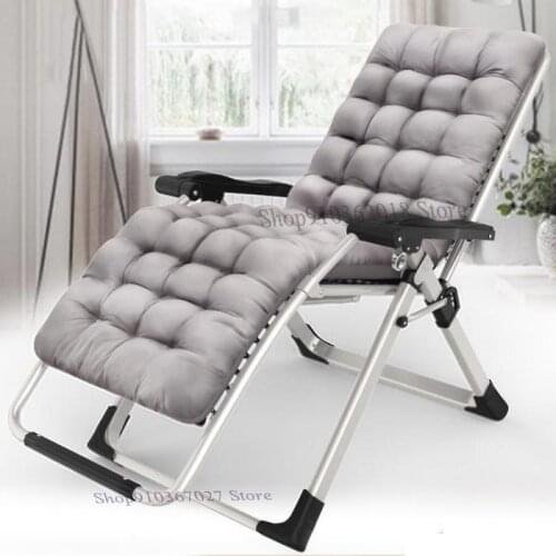 Reclining Chair Folding Lunch Break Office Nap Balcony Home Leisure Lazy Leisure Chair Portable Back Chair
