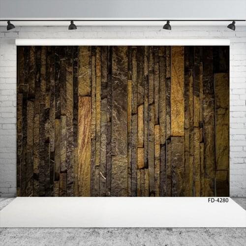 Strip Brick Wall Photographic Backdrops Customized Studio Backgrounds for Children Baby Pets Toy Portrait Photobooth Fond Photo
