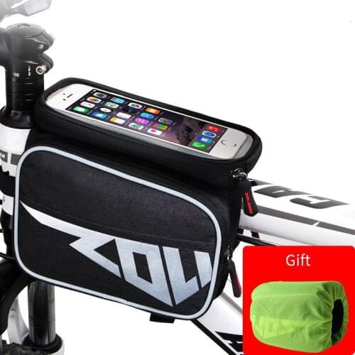 2019 new arrival Bicycle Bags Front Frame High-quality MTB Bag Cycling Accessories Waterproof Screen Touch Top Tube Phone Bag