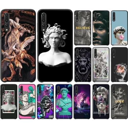 YNDFCNB Vintage Plaster Statue David Phone Case For Huawei P9 P10 P20 P30 P40 Lite P20Pro P30Pro P40Pro Psmart