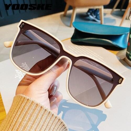 YOOSKE Womens Sunglasses Ladies Round Sun Glasses Luxury Brand Vintage Classic Big Frame Eyeglasses Oversized Eyewears Shades