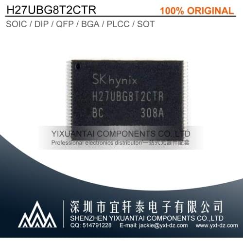 1pcs/lot Free Shipping! 100% New Original H27UBG8T2CTR-BC TSOP48
