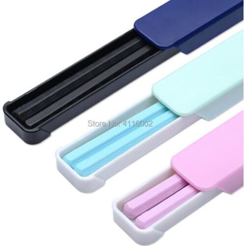 100 Pairs Japanese Sushi Hashi Chopsticks Long Alloy Sticks Household Restaurant Kitchen Chopsticks With Storage Box Tableware