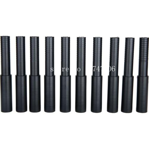 10X 102mm Plastic Golf Shaft Adapter Golf Club Replacement Extension Stick Accessory Black Graphite Shafts Golf Training Aids