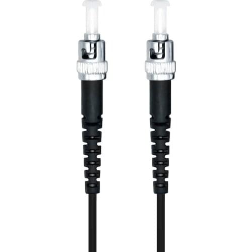 49FT Outdoor Armored 15Meters ST-ST Simplex 9/125 ST/UPC Singlemode Fiber Optic Cable Patch Cord Jumper ST to ST ST/PC-ST/PC