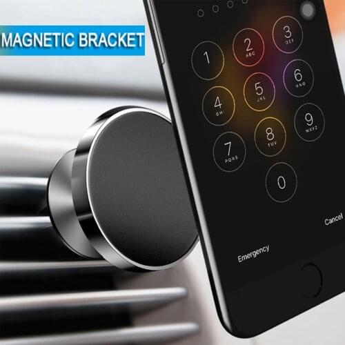 Car Phone Holder Magnetic Suction Universal Magnet Phone Mount For IPhone X Xs Max Samsung In Car Mobile Cell Phone Holder Stand