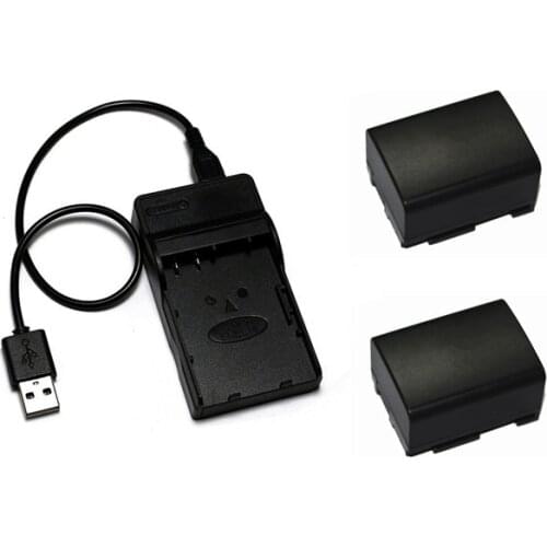 BP-807, BP-808, BP808, BP807, 2740B002 BP-809,BP809 Battery+USB Charger for Canon FS10, FS100, FS11, FS20, FS200 FS21, FS22