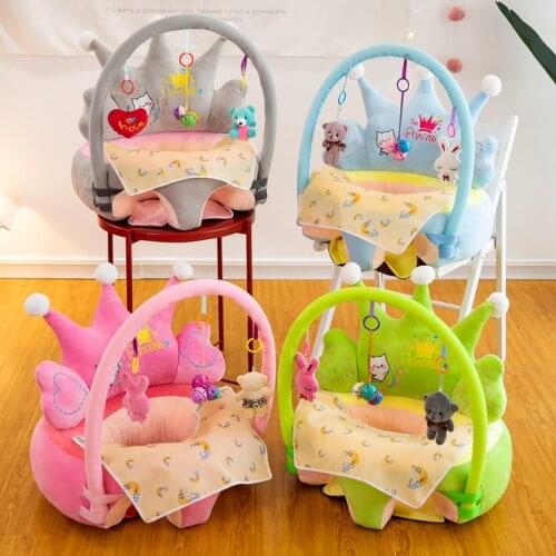 Baby Sofa Support Seat Cover Plush Chair Learning To Sit Comfortable Toddler Nest Puff Washable without Filler Cradle Sofa Chair
