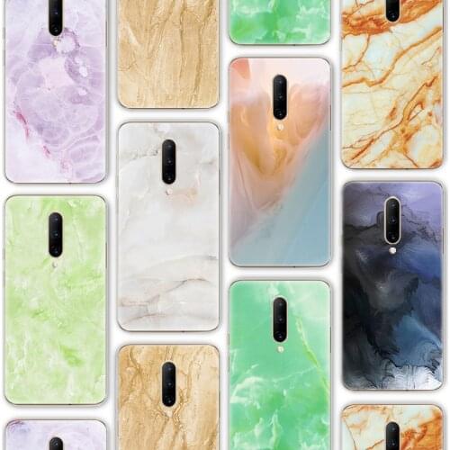 Ciciber Funda Case for Oneplus 9 7 8 7T 9R 6 6T Nord N10 N100 Pro Soft Silicone Case Luxury Color Marbling Vogue Coque Capa Cute