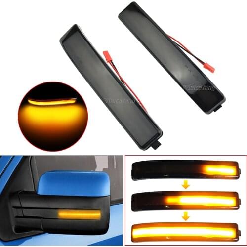 Dynamic Turn Signal Light Fender Repeater Side Marker Lamp For Ford F-150 F150 2004-2014 Raptor Expedition For Lincoln Mark LT