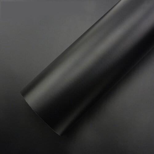 Flexible Black Matte Vinyl film car Wraps auto Satin Matt Black Foil Car Wrap Film Vehicle Sticker