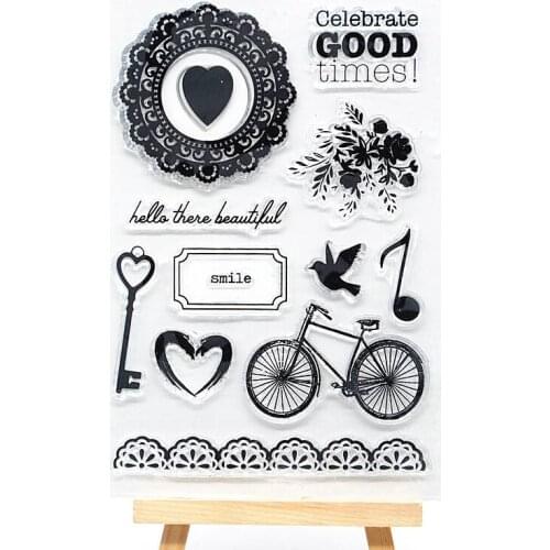 Good times Clear Stamp for Card Making Decoration and Scrampbooking Happy birthday Clear stamp