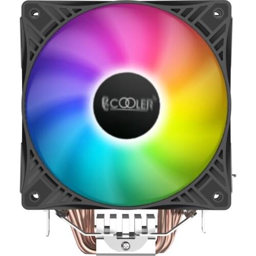 PCCOOLER DH series CPU heat pipe cooler supports Intel/AM/FM,120MM/12CM silent fan with PWM temperature control