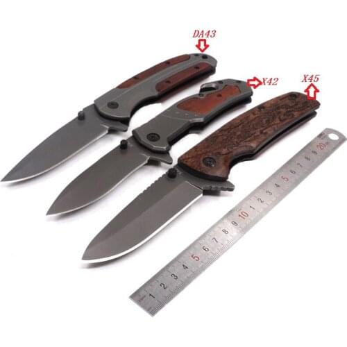 Tactical Knife Survival Folding Knife multi-function 56HRC Pocket Hunting Knives Outdoor self-defense EDC Tool Camping Multitool