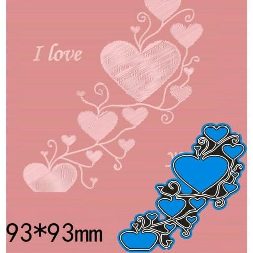 MT Craft Heart Metal Cutting Dies Love Stencils Scrapbooking Photo Album Decorative Embossing Paper Card Making Crafts Die Cut