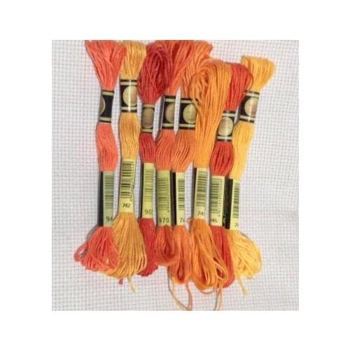 Cxc threads 10 pieces cross stitch threads / cross stitch embroidery thread / Custom threads colors 07