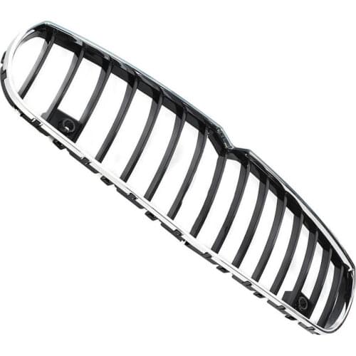 Front Bumper Grille For Trident Style Chrome Plating Hood Grill Fit for Maserati Quattroporte 2014 2015 2016 2017 Auto style