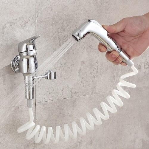 SHAI Handheld Toilet Bidet Sprayer Set Kit Hand Bidet Faucet For Bathroom Hand Sprayer Shower Head Self Cleaning