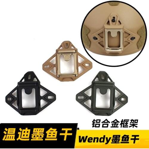 Tactical Helmet Modified Bracket Base Metal Frame for Wendy Fast AF MlCH