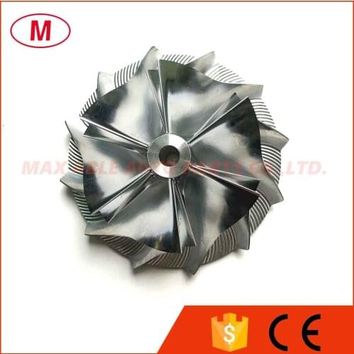TD05H 61.33/82.00mm 6+6 blades Reverse High Performance Turbo Billet compressor wheel/Aluminum 2618/Turbocharger Milling wheel