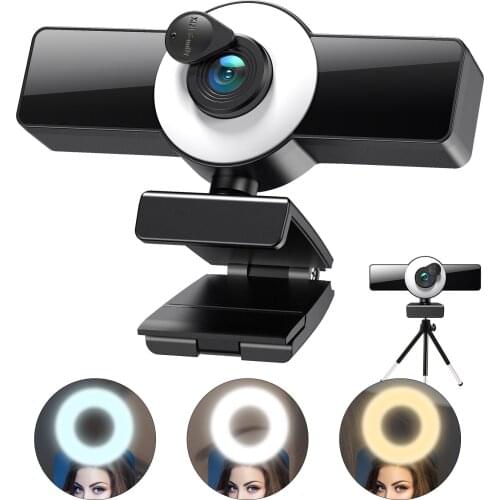 Webcam 4K 2K Full HD webcam USB webcam with microphone auto focus webcam for Youtube live streaming for PC computer laptop