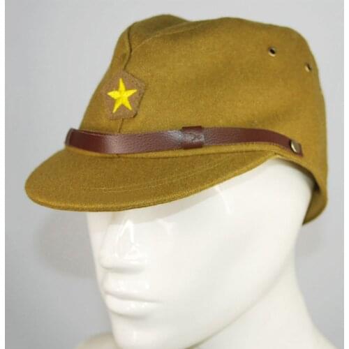 WWII WW2 JAPANESE ARMY IJA OFFICER FIELD WOOL CAP HAT