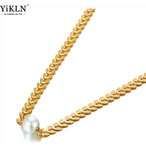 Женские ожерелья из жемчуга YiKLN China At AliExpress