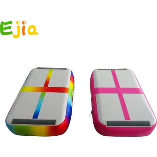1M*0.6M Inflatable Air Track Tumbling Mat No Air Pump for Yoga, Gym and Home Use, Air Block Track for Tumbling, Cheerleading