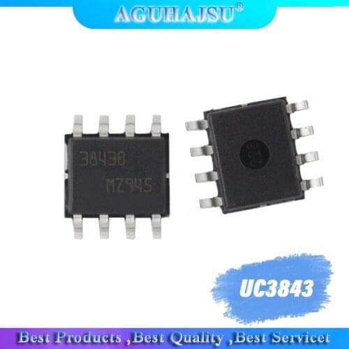 10pcs/lot UC3843 UC3843AN SMD management p SOP8 new original