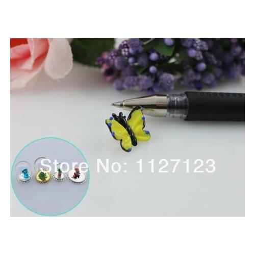 30pcs 17x14MM Butterfly Stuffings For Jewelry Necklace Making,DIY Wish bottle,glass globe terrarium,Glass Globe Jewelry