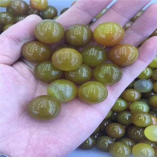 500 grams, under the light photography, 2 cm new fashion yellow agate ball, crystal beads home decoration